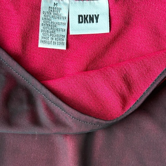 DKNY Two-Tone, Two-Layer Skirt (M) Like New - Picture 7 of 7